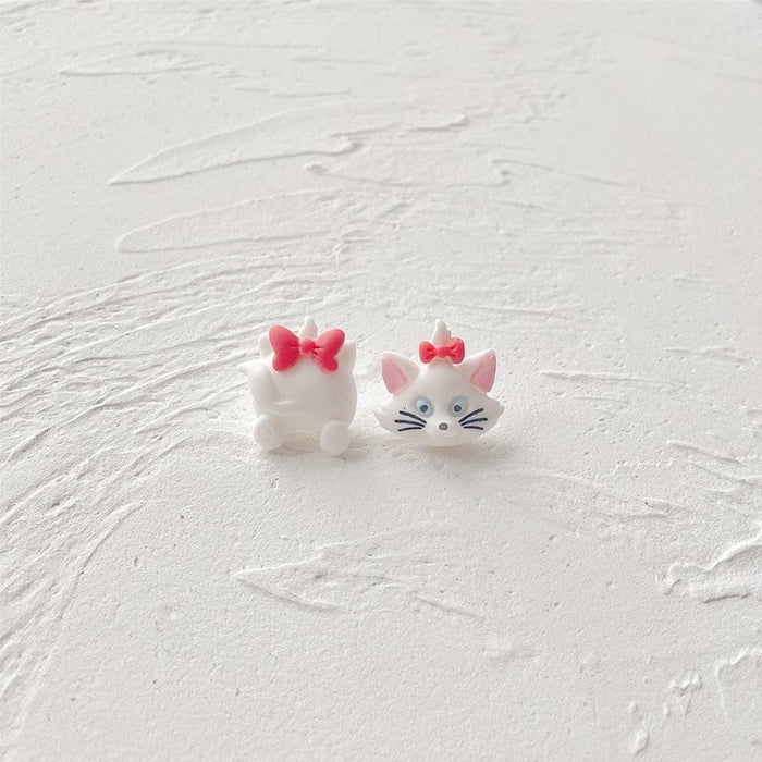 Wholesale Resin Earrings Cute Pink Cartoon (S) JDC-ES-Wenhua006