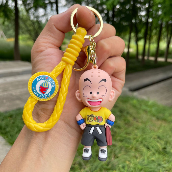 Wholesale Cartoon anime keychain, soft plastic figurine, backpack pendant, car keychain, small gift wholesale