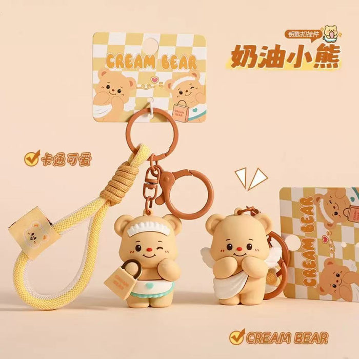 Wholesale Cute Cartoon Bear Stress-Relief Toy Keychain