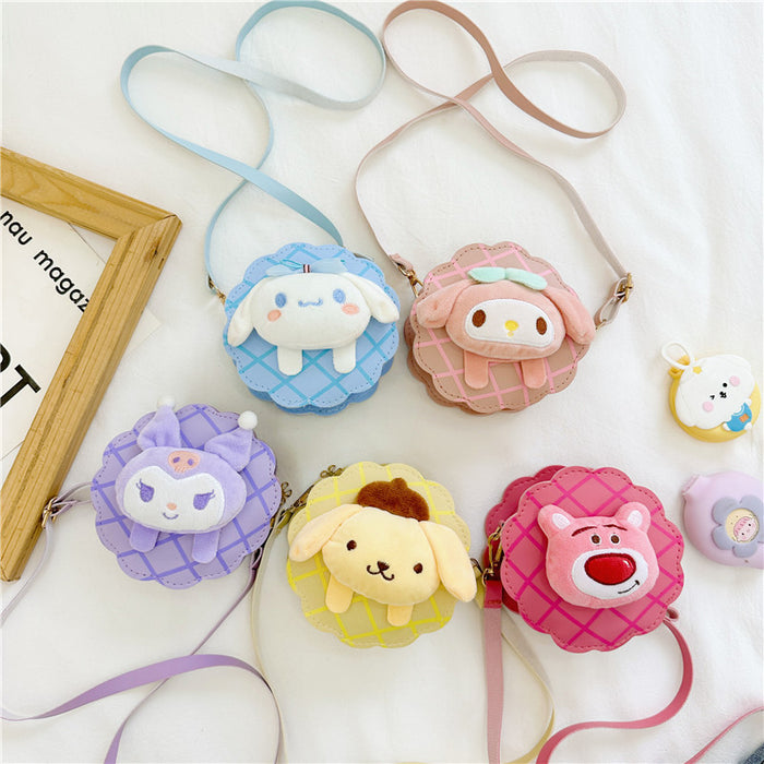 Wholesale Cartoon Little Girl Shoulder Crossbody Bag Coin Purse