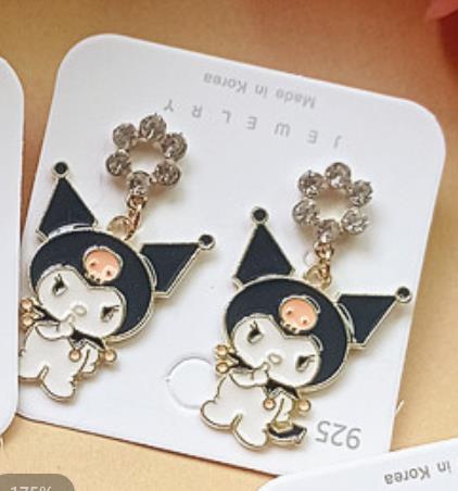 Wholesale Cute Cartoon Alloy Earrings JDC-ES-Xiaox009