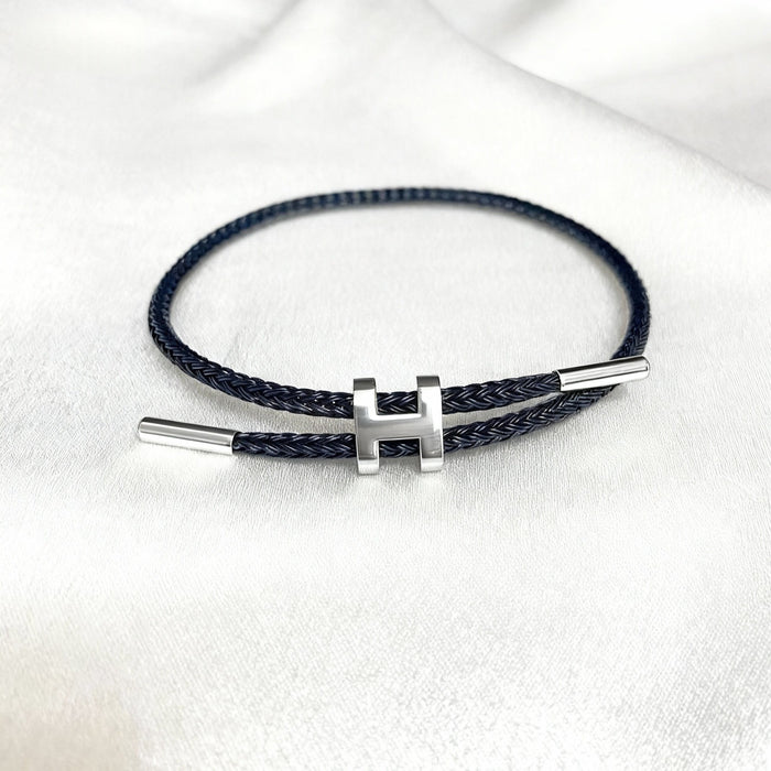 Wholesale I-Shaped Buckle Steel Wire Bracelet H Buckle Adjustable Titanium Steel Bracelet