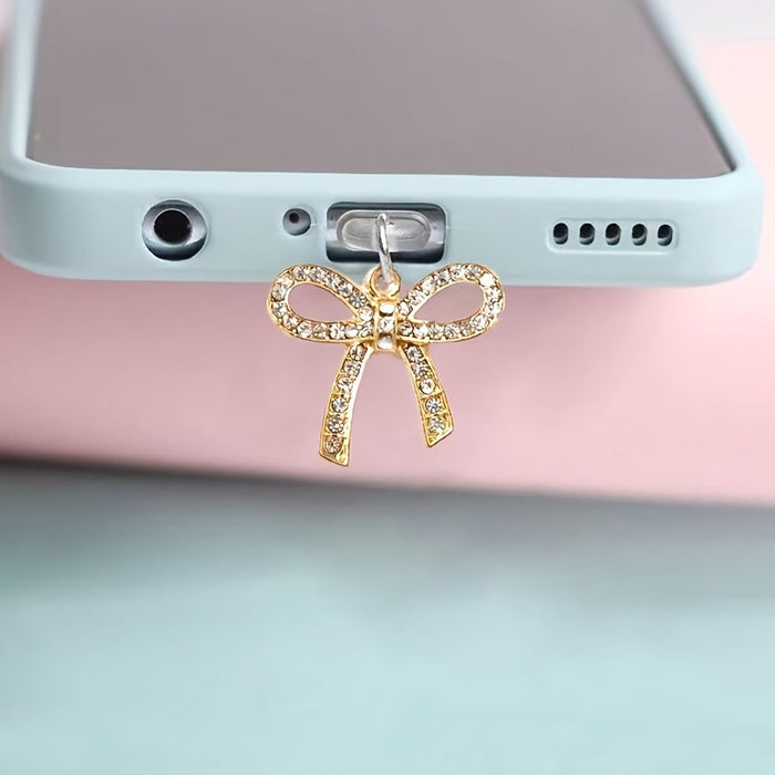 Wholesale Sweet and cute Mobile Phone Stands with bow,  suitable for Type-C accessories.