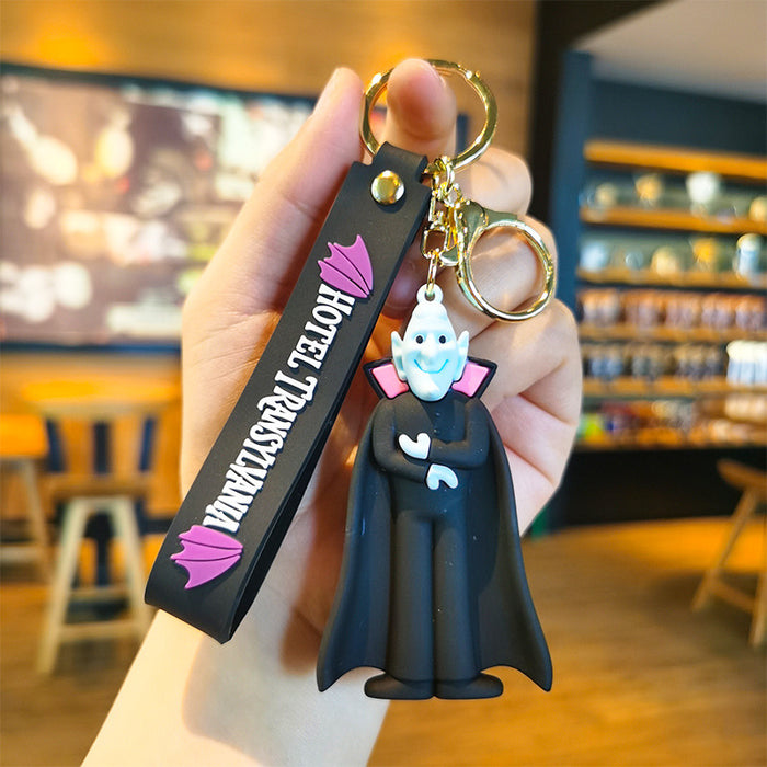 Wholesale Cartoon 3D Doll Rubber Keychain JDC-KC-Tingm036