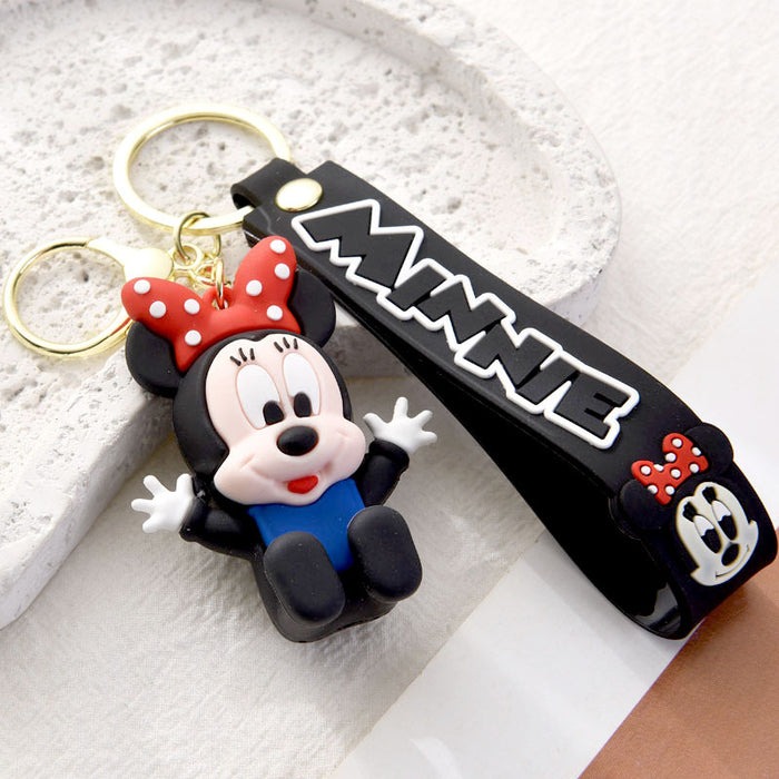 Wholesale Sitting posture keychain cute keychain bag decoration