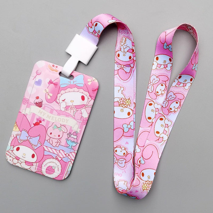 Wholesale Cartoon Style Plastic Card Holder With Neck Strap For Everyday Campus Use Stylish Gift