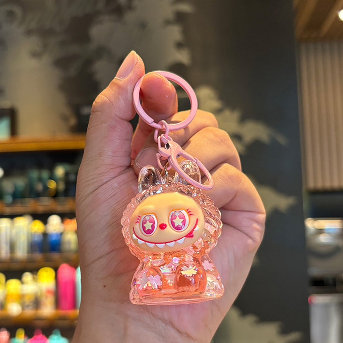 Wholesale Crystal Drift Bottle Keychain Pendant