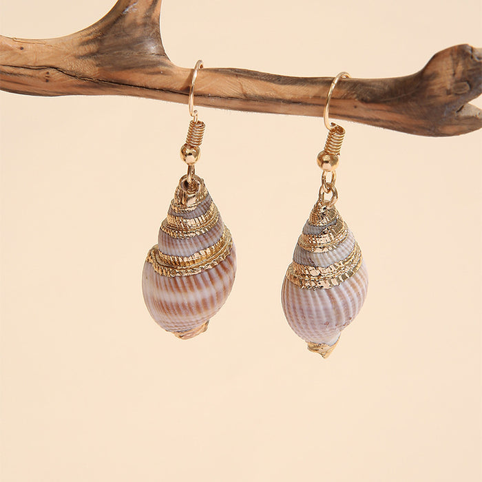 Wholesale Creative Conch Shell Earrings JDC-ES-SaIP110