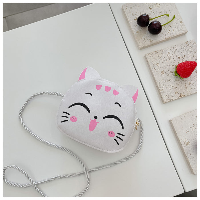 Wholesale Simple mini princess coin purse, cute and fashionable children's diagonal cross bag, cartoon bag