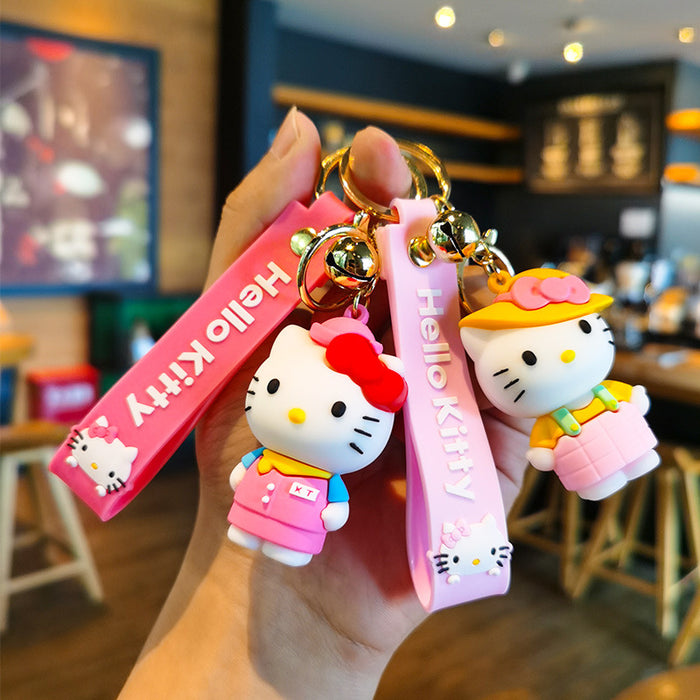 Wholesale Cartoon Doll Silicone Keychain JDC-KC-Tingm232