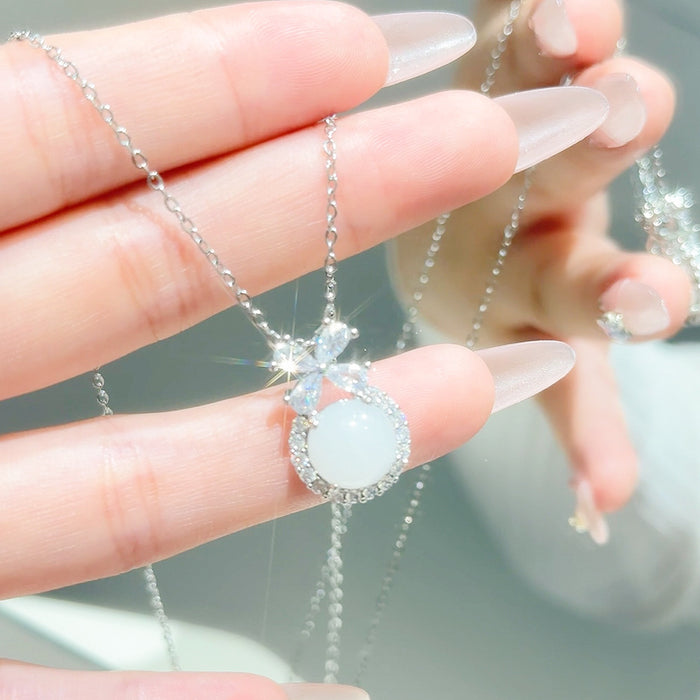 Wholesale New high-end necklace pendant made of titanium steel that does not fade collarbone chain