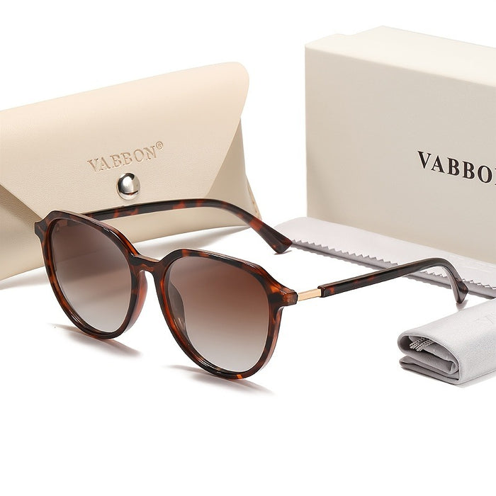 Wholesale New fashionable sunglasses, high-end glasses, oval frame polarized sunglasses