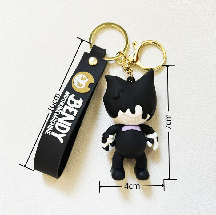 Wholesale Cartoon Dog Doll Silicone Keychain (F) JDC-KC-Chucheng001