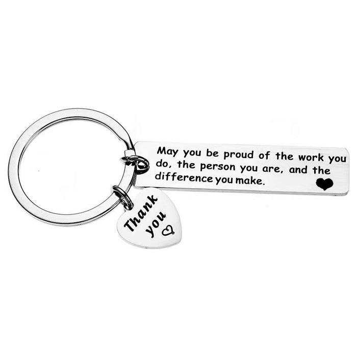 Wholesale You Are A Key Part of You Stainless Steel Keychain JDC-KC-TangMumao003