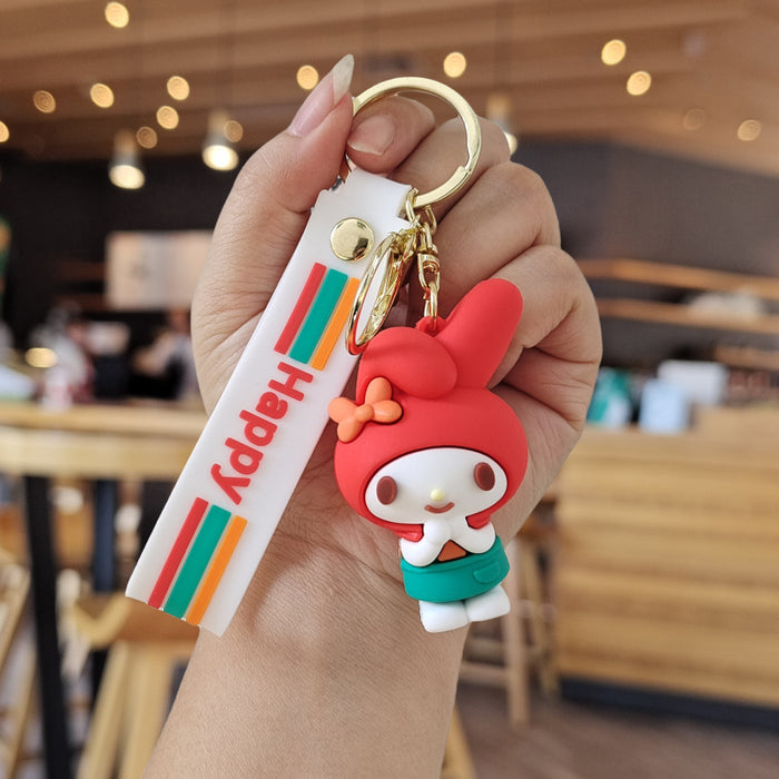 Wholesale Cartoon Doll Silicone Keychain (S) JDC-KC-ZhuoRan006