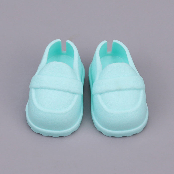 Wholesale Shoes suitable for cotton doll leather pattern shoes toys