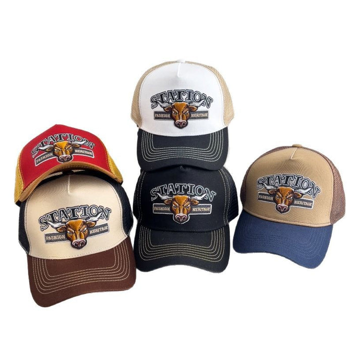 Wholesale Baseball Cap Hip-Hop Mesh Breathable Large Brim Peaked Cap for Adults