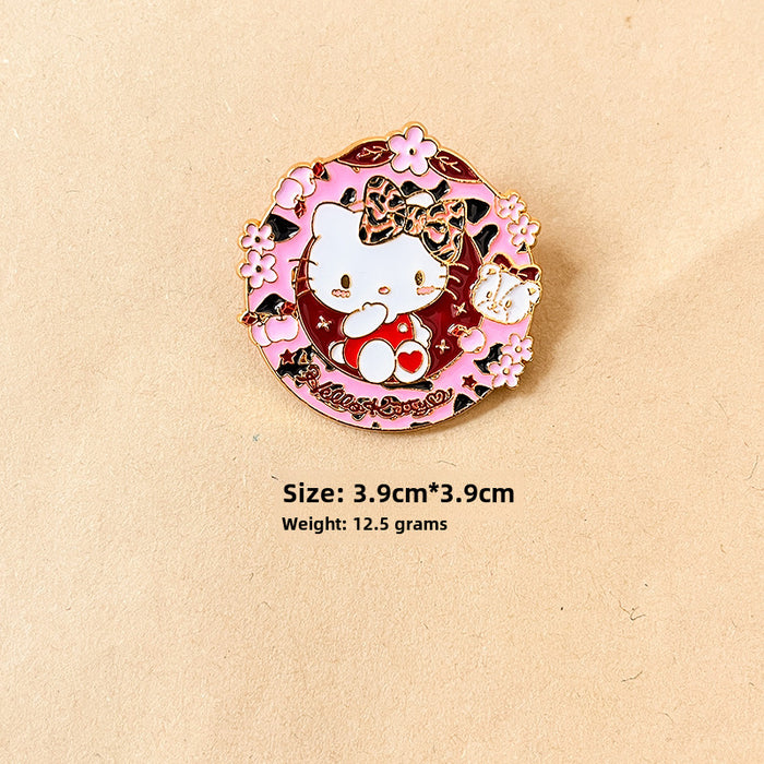 Wholesale Advanced cartoon brooch, cute metal badge, clothes, bags, accessories