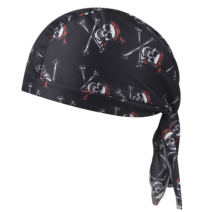 Wholesale Sports Print Skull Pirate Hat Outdoor Adult Men and Women Sunscreen Hat