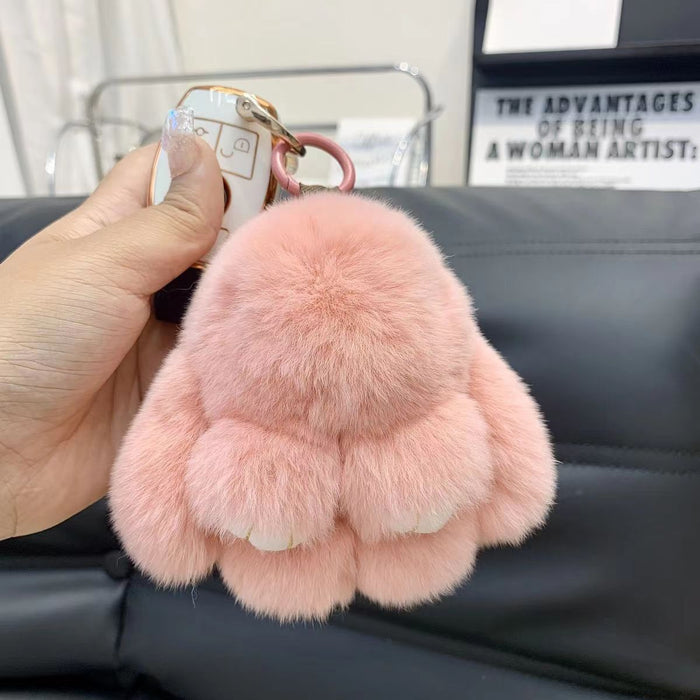 Wholesale  Fur Plush  Key Chain Pendant Plush Doll Bunny Bag Pendant Plush Doll