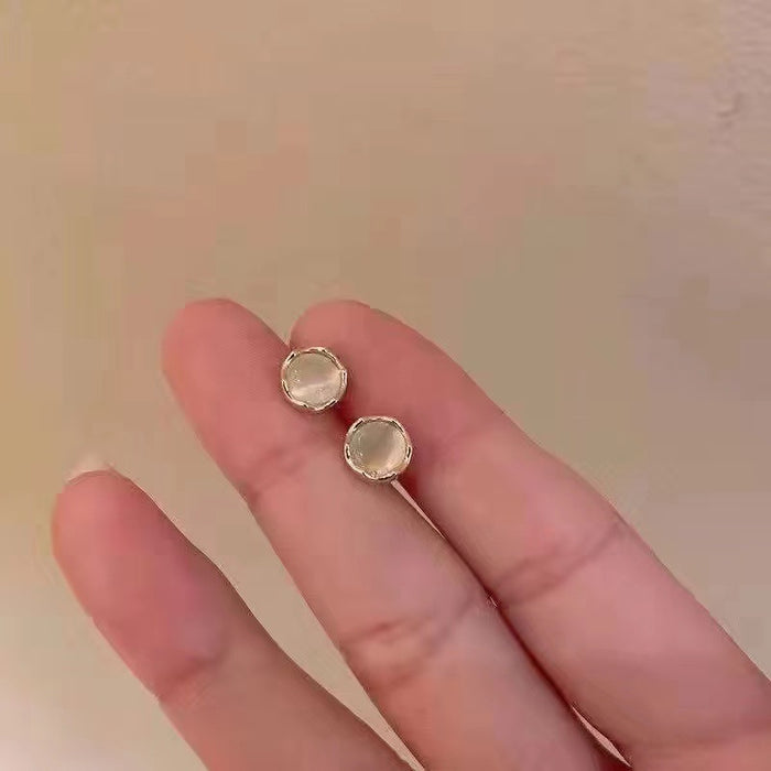 Wholesale 6-piece earring set with retro geometric design, exquisite and compact earrings and earrings