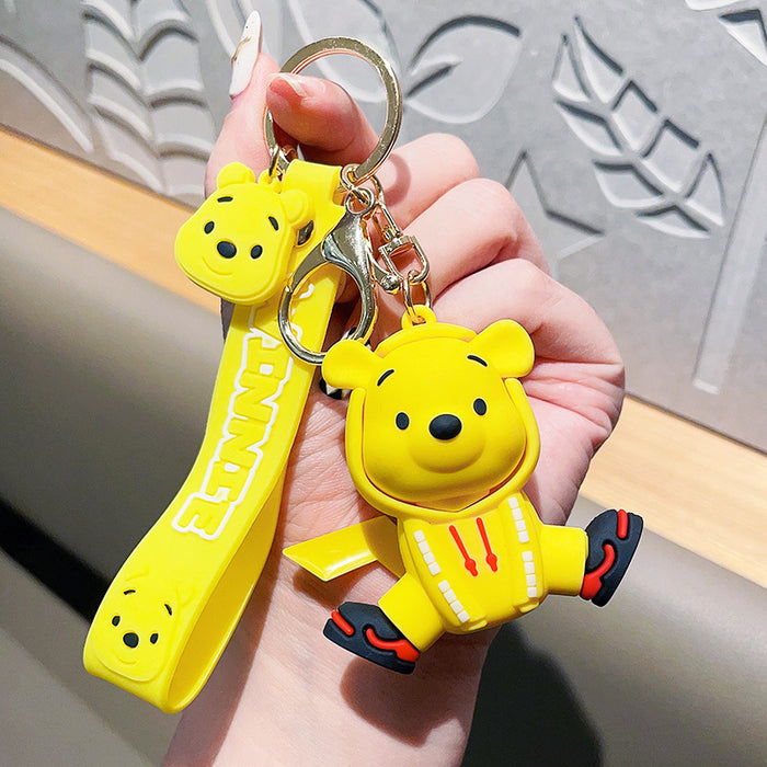 Wholesale PVC Cartoon Silicone Doll Keychain JDC-KC-MLZ001