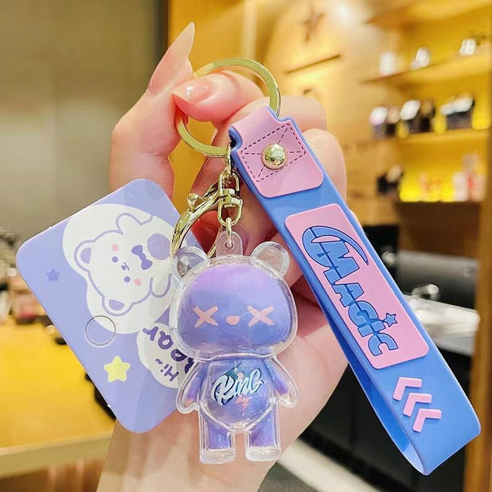 Wholesale cartoon Bear keychain  schoolbag  bear pendant