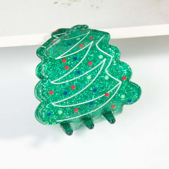 Wholesale Snowman  Christmas Tree Shoes Christmas Hat  Christmas Clip Hair Clip Cute Cartoon