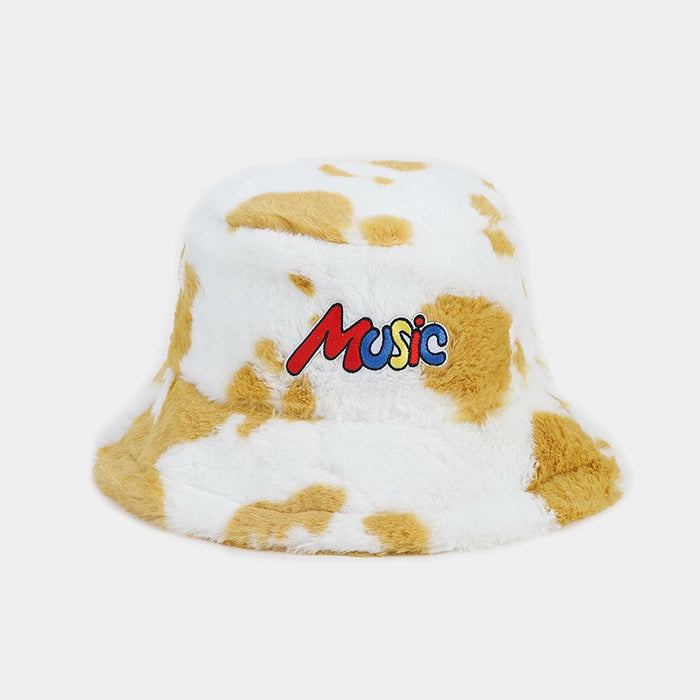 Wholesale Cow Pattern Letter Bucket Hat JDC-FH-LvY046