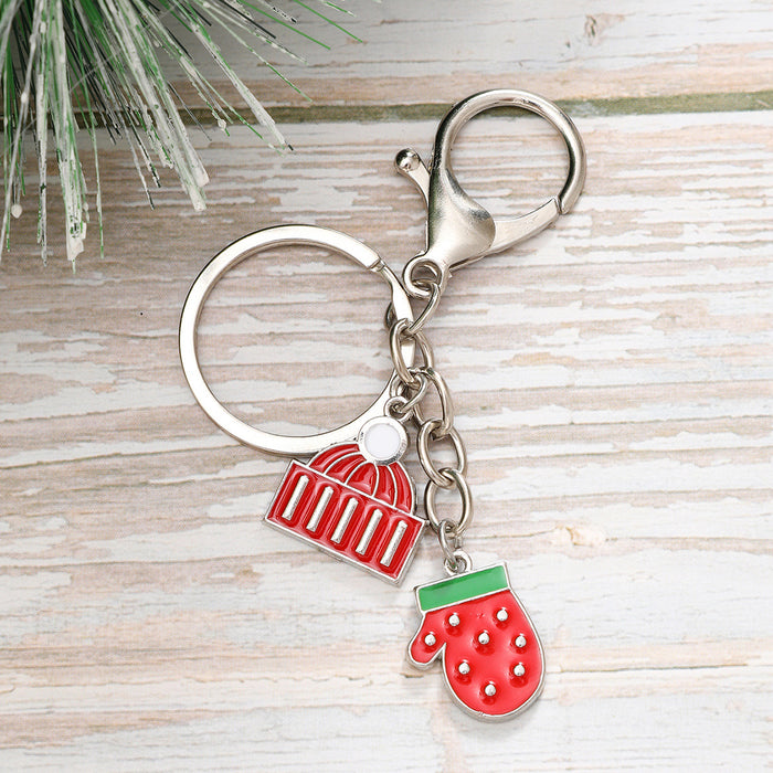 Wholesale Christmas Alloy Keychain JDC-KC-YiTian021