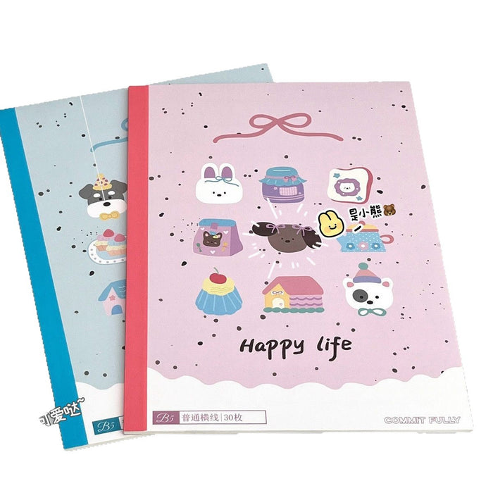 Wholesale Cute Animal B5 Glue-Bound Notebook - Trendy Stationery Accessory MOQ≥4