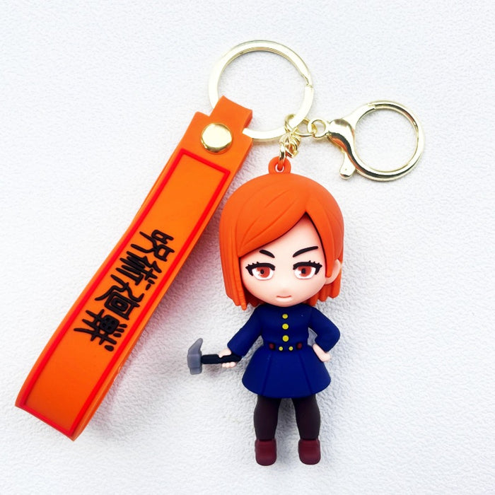 Wholesale PVC Cartoon Doll Keychain JDC-KC-WuYi020