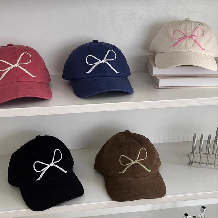 Wholesale Bow Embroidered Baseball Caps JDC-FH-DaBo001