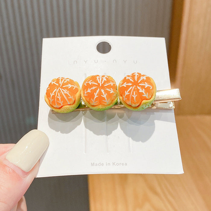 Wholesale  Cute Creative Orange Hairpin