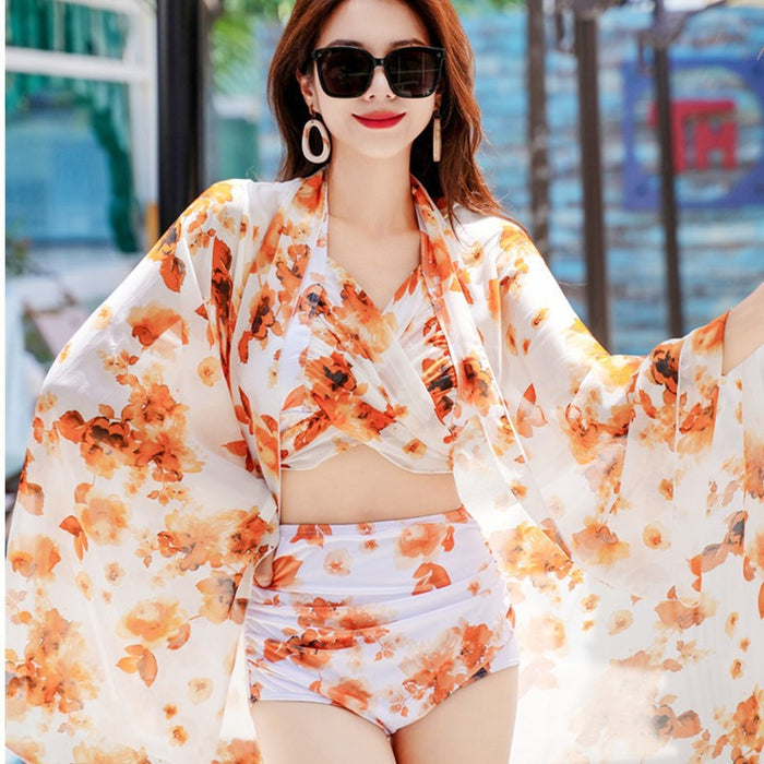 Wholesale New swimsuit, swimsuit, split bikini three piece set