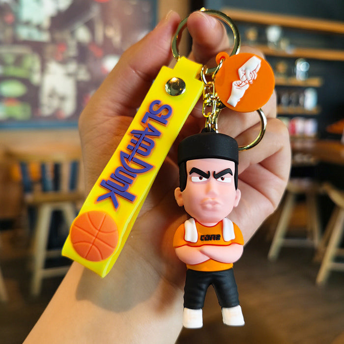 Wholesale Cartoon Doll Silicone Keychain JDC-KC-Tingm276