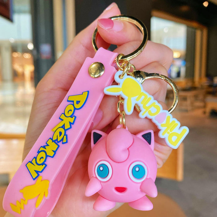 Wholesale Cartoon Doll Silicone Keychain JDC-KC-MingT009