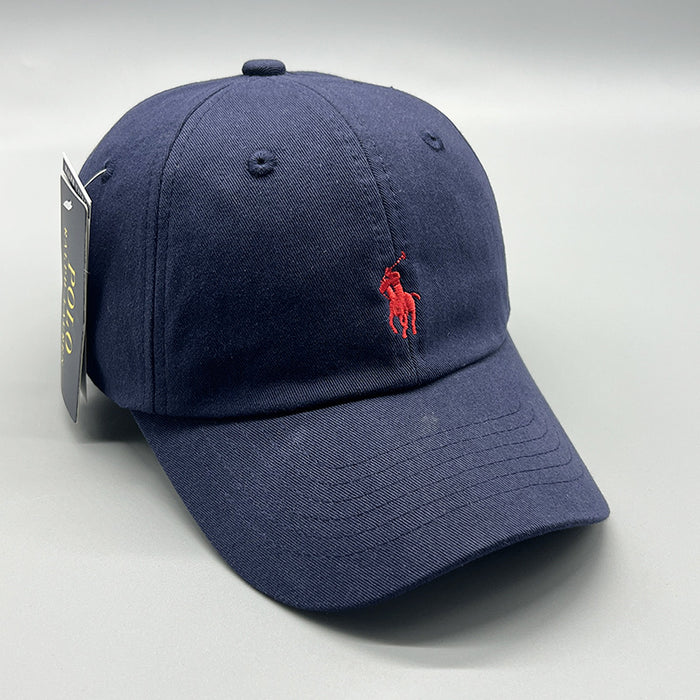 Wholesale Horse Embroidery Baseball Cap Pure Cotton Washed Cloth Unisex Sun Protection
