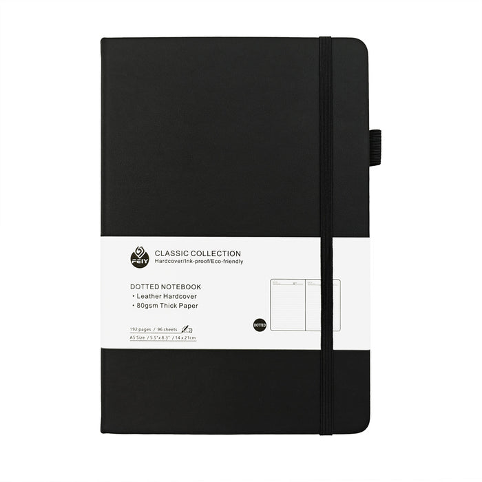 Wholesale Trendy Red Faux Leather A5 Notebook with Weather Lines