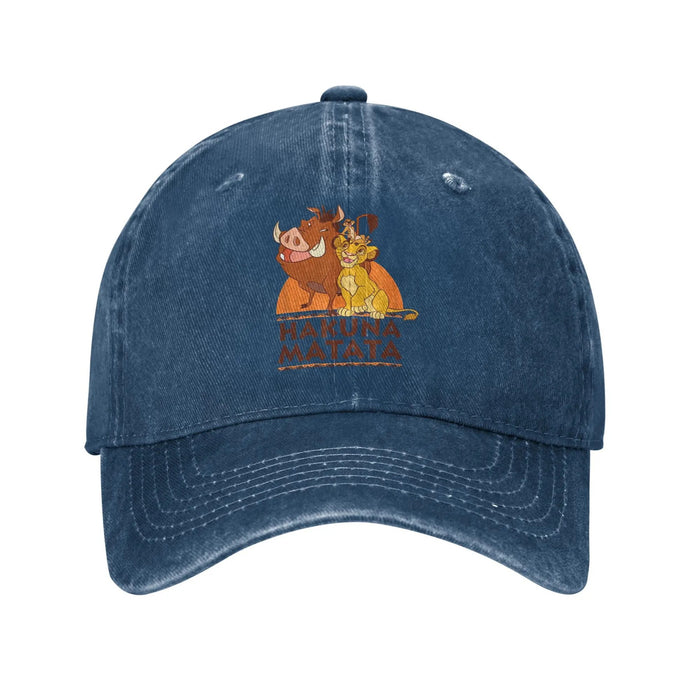 Wholesale Retro Cartoon Printed Baseball Cap Adjustable Summer Sun Hat With Letter Design