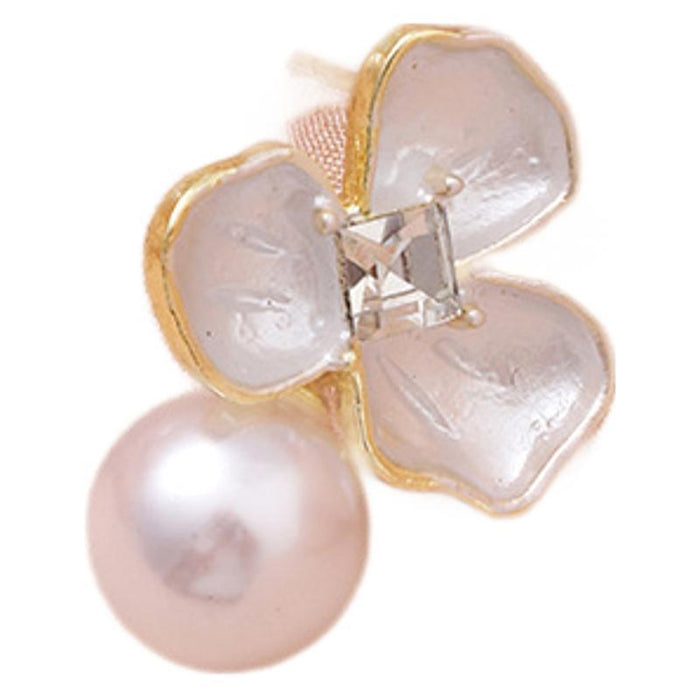 Wholesale  Flower Pearl Earrings Women's Niche Unique