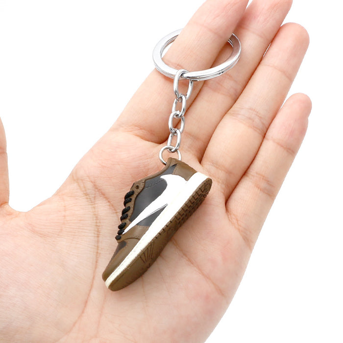 Wholesale PVC Basketball Shoe Model Keychain JDC-KC-QLPing013