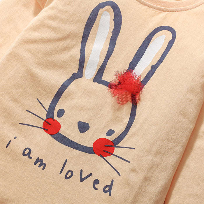 Wholesale Long Sleeve Round Neck Tops Cartoon Children's T-shirt JDC-CTS-BST024