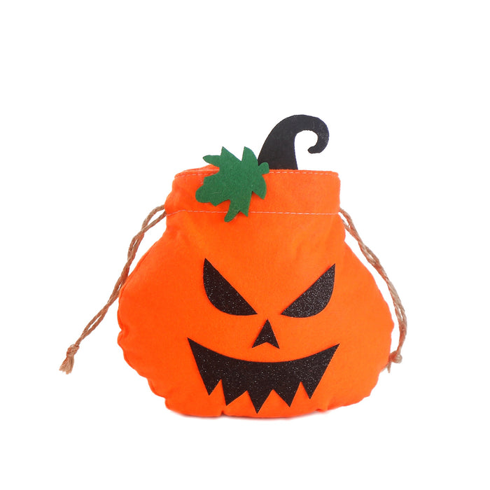 Wholesale  Decoration Supplies Pumpkin Grimace Handbag  Children' s Candy Gift Bag Pumpkin Bag