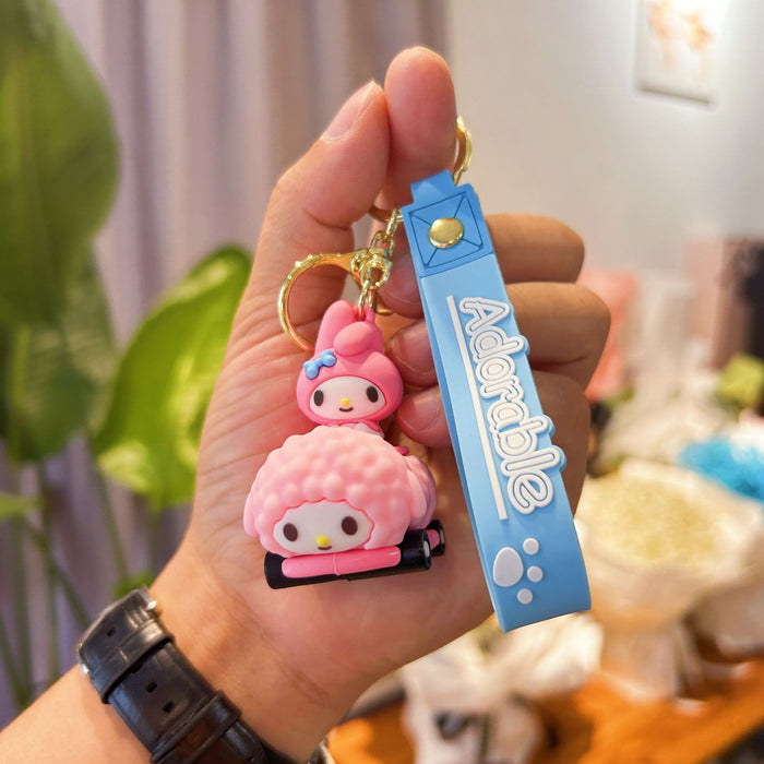 Wholesale PVC Cute Cartoon Doll Keychain JDC-KC-WuYi074