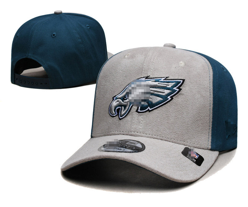 Wholesale Hip-hop flat-brimmed hat,  rugby cap,  embroidered outdoor sun visor,  breathable large brim