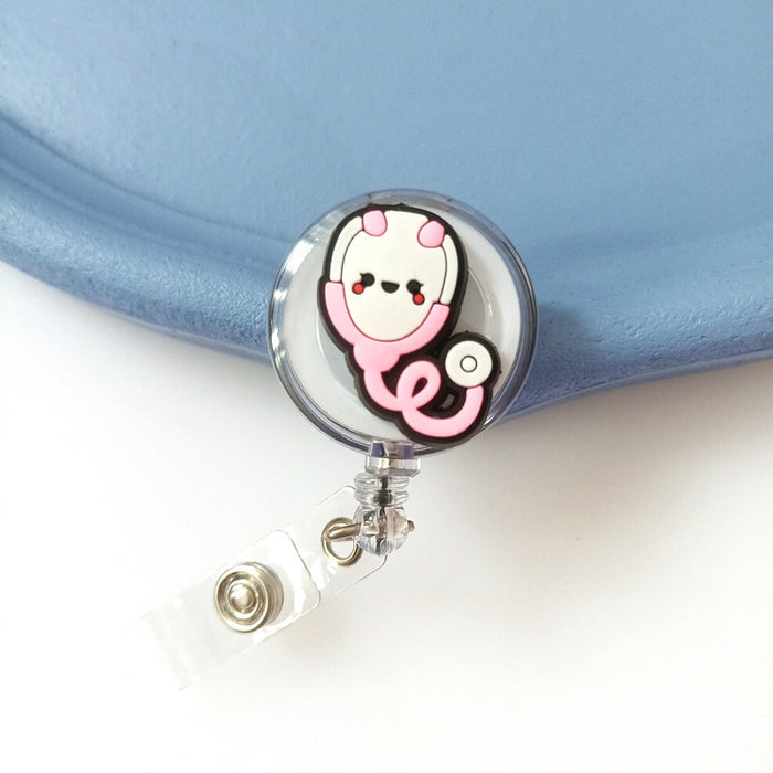 Wholesale PVC Cute Cartoon Telescopic Keychain JDC-KC-ChangQi005