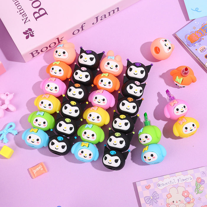 Wholesale Cute Cartoon Jenga Highlighter Pen
