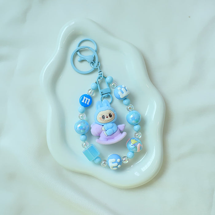 Wholesale Internet Celebrant Cross-border Trojan  Keychain Doll Pendant Cute Three-dimensional Cute Grain Tide Play Blind Box Bag Hanging Ornaments