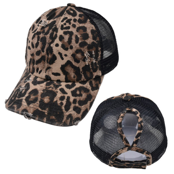 Wholesale cotton leopard Baseball Cap JDC-HT-WenR005